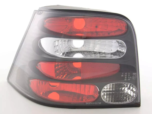 FK Pair Rear Lights VW Golf 4 type 1J 98-02 black LHD