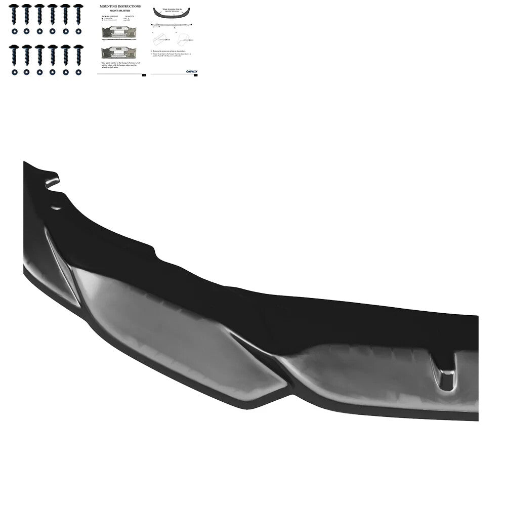 OW Front Bumper Splitter CUPRA Formentor 2020-2024 v3 ABS Gloss Black