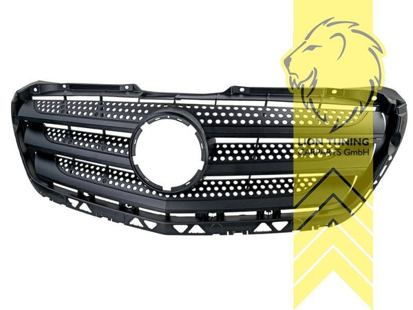 LT front bumper air intake grille radiator grill Mercedes Sprinter W906 FL Matte