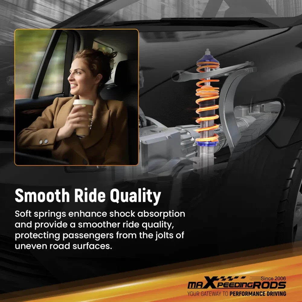 MXPR Comfort Lowering Suspension Coilovers BMW 3 Series E36 Coupe Saloon 91-99