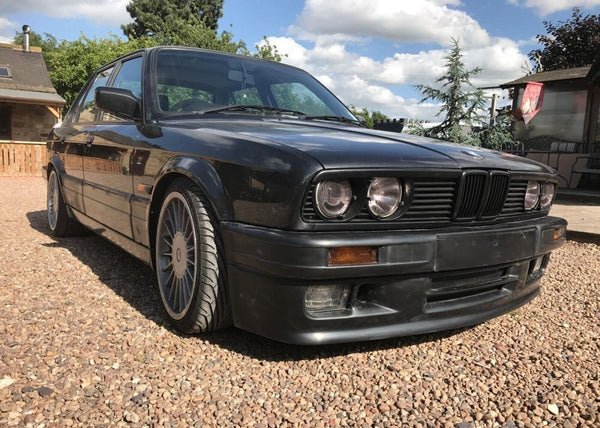 DS BMW E30 M-Tech 2 3 Series Coupe Side Skirts & Door Pods grey fiberglass gel