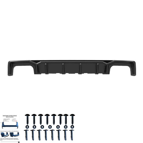 OW Rear Diffuser AUDI S6 C8 / C8 Facelift Sedan Avant 2019+ Gloss Black