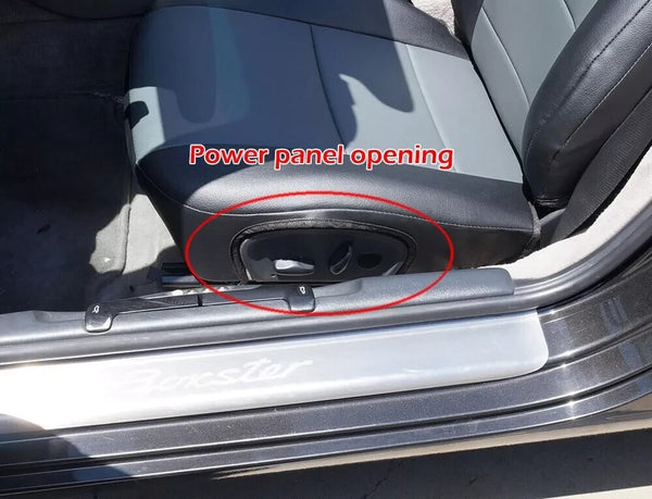 UK NEW X2 (A Pair/Set) Porsche 986 Boxster 97-04 Black & Grey Custom Fit Seat Covers for OE Factory Seats