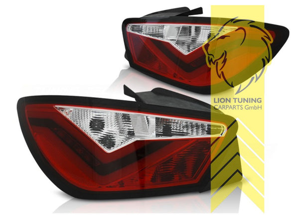 LT Pair LED DRL Rear lights Light Bar Seat Ibiza 6J 6J5 red white FR-Design LHD