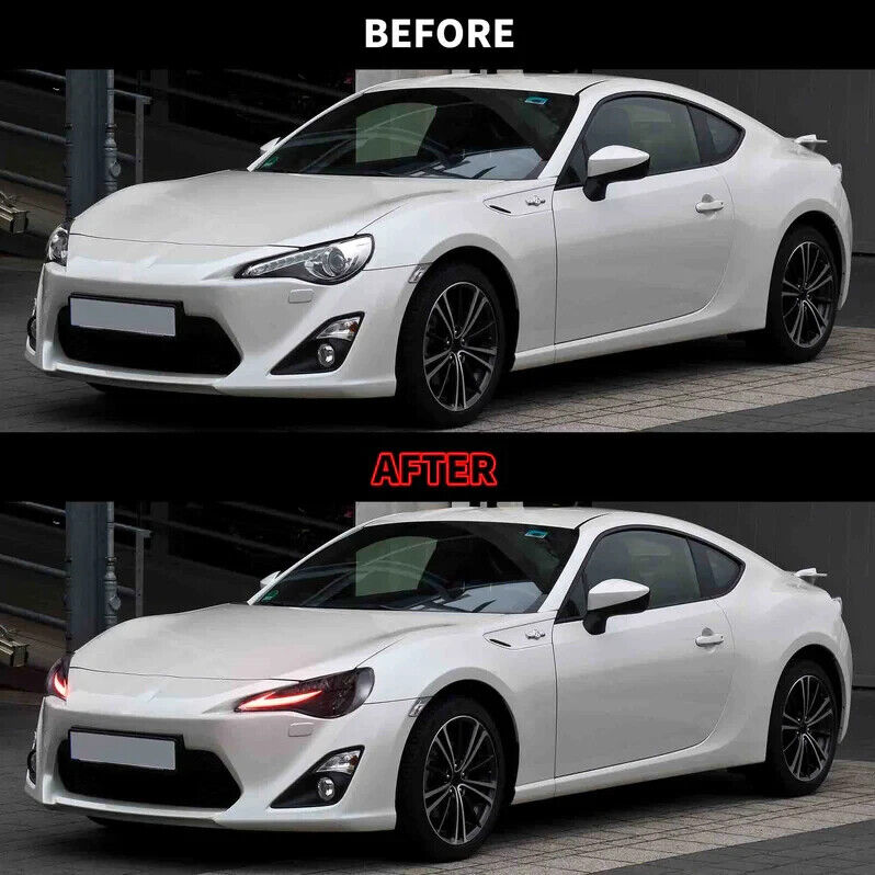 VLAND Toyota 86 GT86, Scion Frs Subaru Brz 12-21 LED DRL RGB Headlights LHD