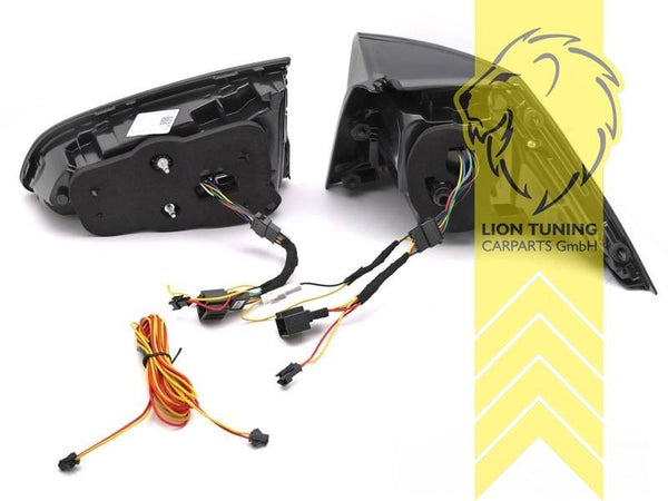 LT Pair LED Laser Line Lightbar REAR LIGHTS Tail Lamps VW Golf 7 red smoke LHD