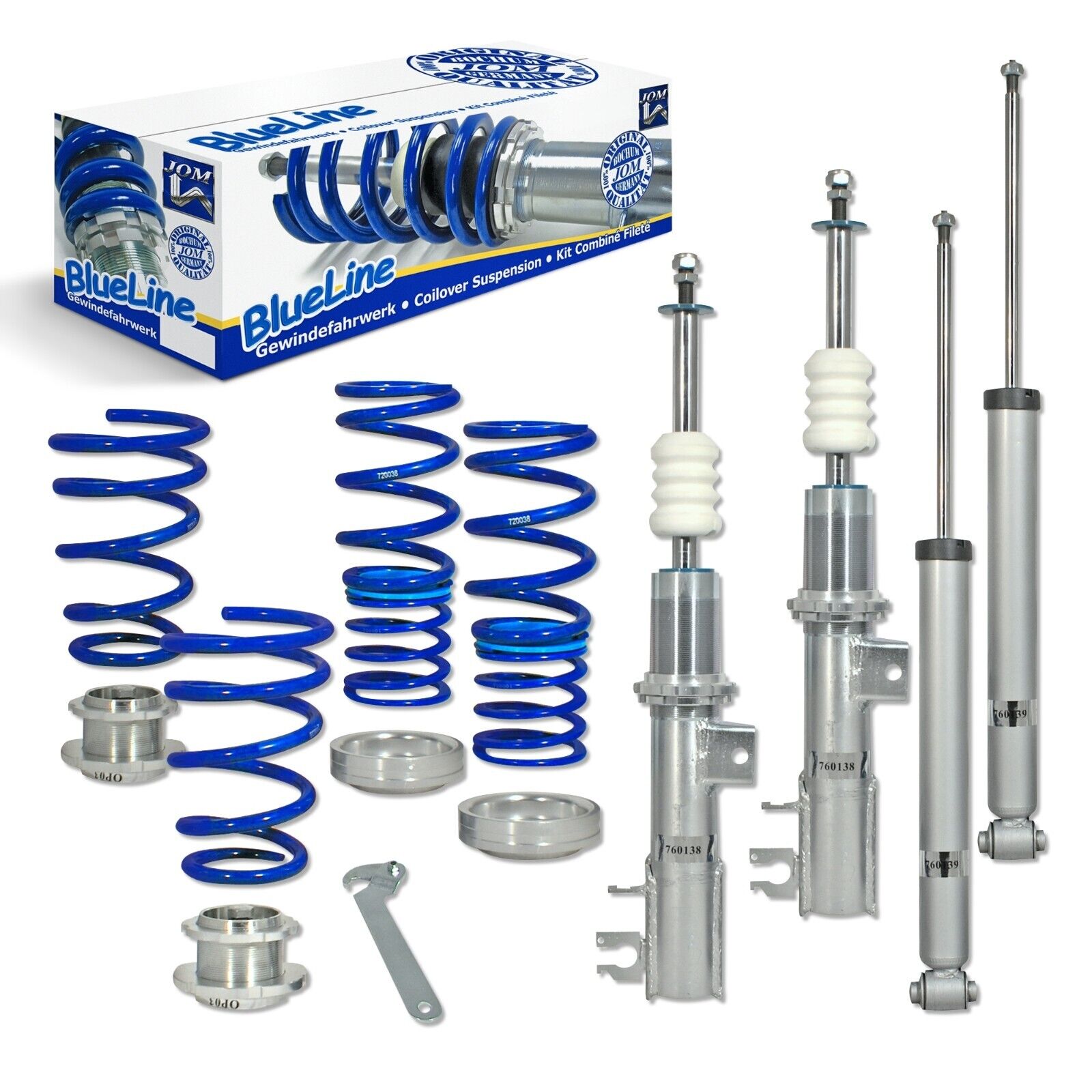 JOM Blueline Coilovers Kit Alfa Romeo MiTo 1.4 Turbo 1.3 JTDm 1.6 JTDm 08+