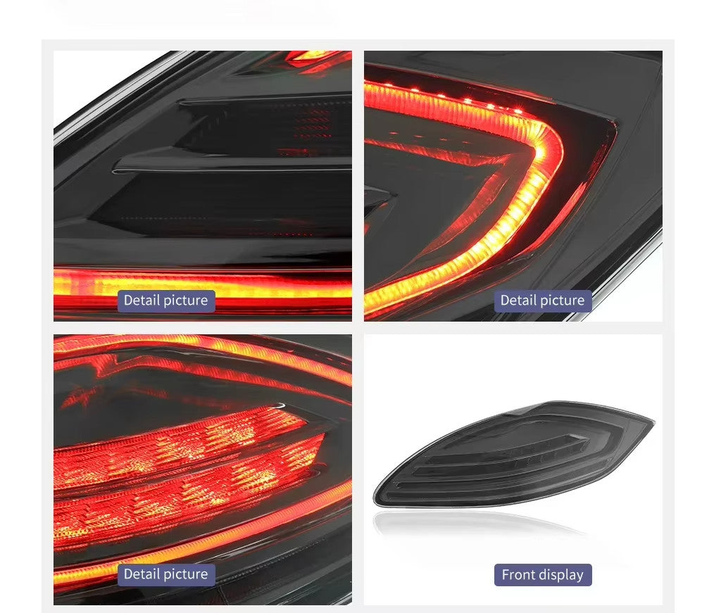 TYPY Pair Lightbar LED Rear Lights Porsche Panamera 970 970.1 10-13 Smoke