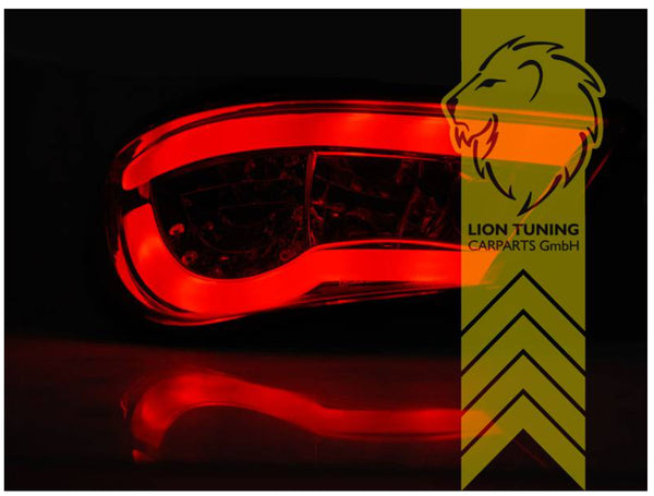 LT Pair LED DRL Rear lights Light Bar Seat Ibiza 6J 6J1 08-12 smoke black FR LHD