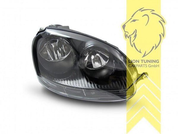 LT Set Halogen H7 Headlights VW Golf 5 Jetta 3 GTI look 1K1 1K2 1K5 Black LHD