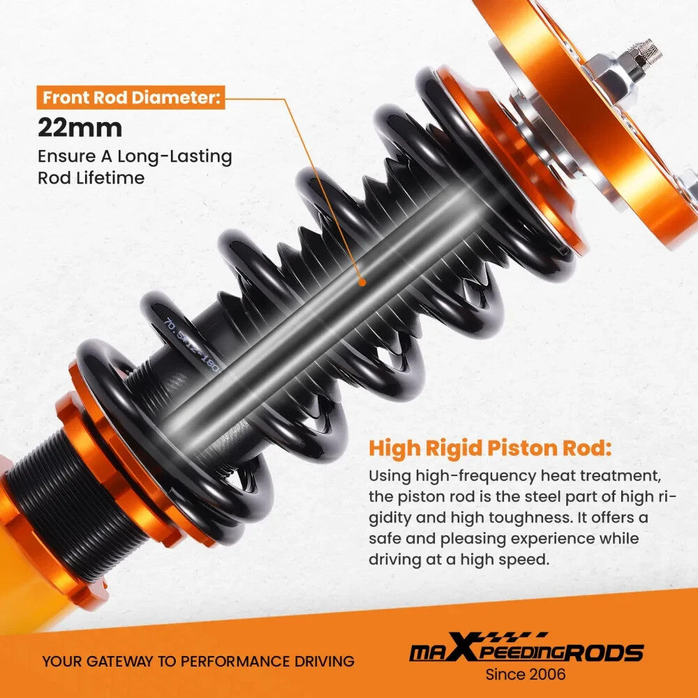 MXPR Adjustable Height Lowering Coilovers Kit BMW 3 Series E92 E93  07-11