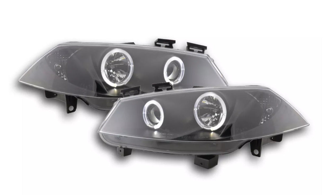 LT LED DRL Projector Halo Headlights Renault Megane M 2 MK2 3/5-dr 03-06 LHD