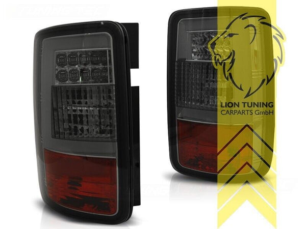 LT Set LED Lightbar REAR LIGHTS Tail Lamps VW Caddy 3 04-15 black smoke LHD