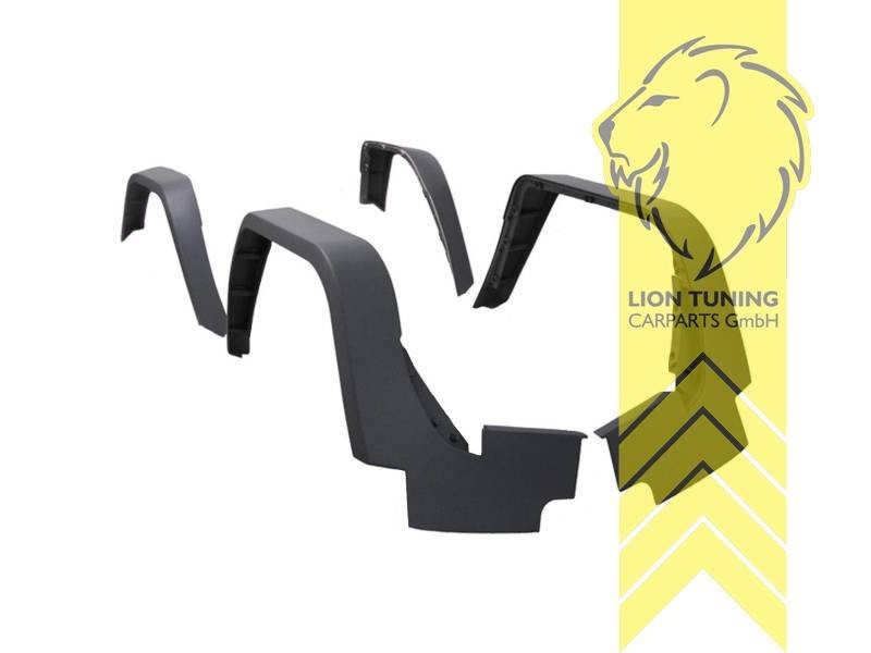 LT ABS Black Wheel Arch Extensions fender flares Mercedes Benz ML W163 AMG