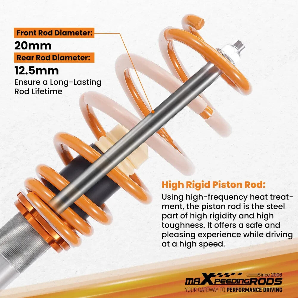 MXPR Pro Lowering Coilovers VW Golf MK8 Hatchback 2020-2022 FWD