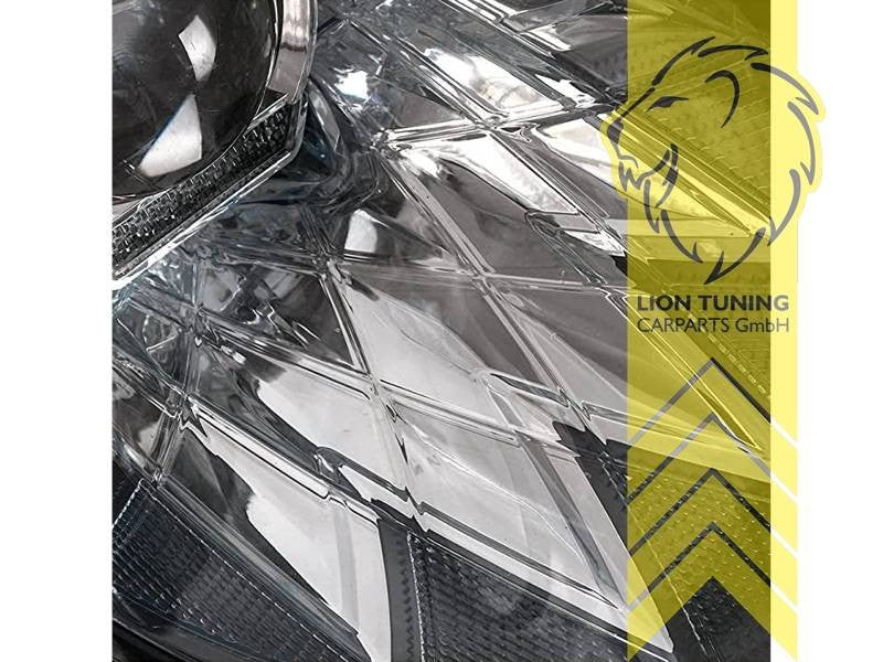 LT LED DRL Lightbar Halo Ring Headlights Mini Cooper JCW Mini F56 14+ chrome LHD