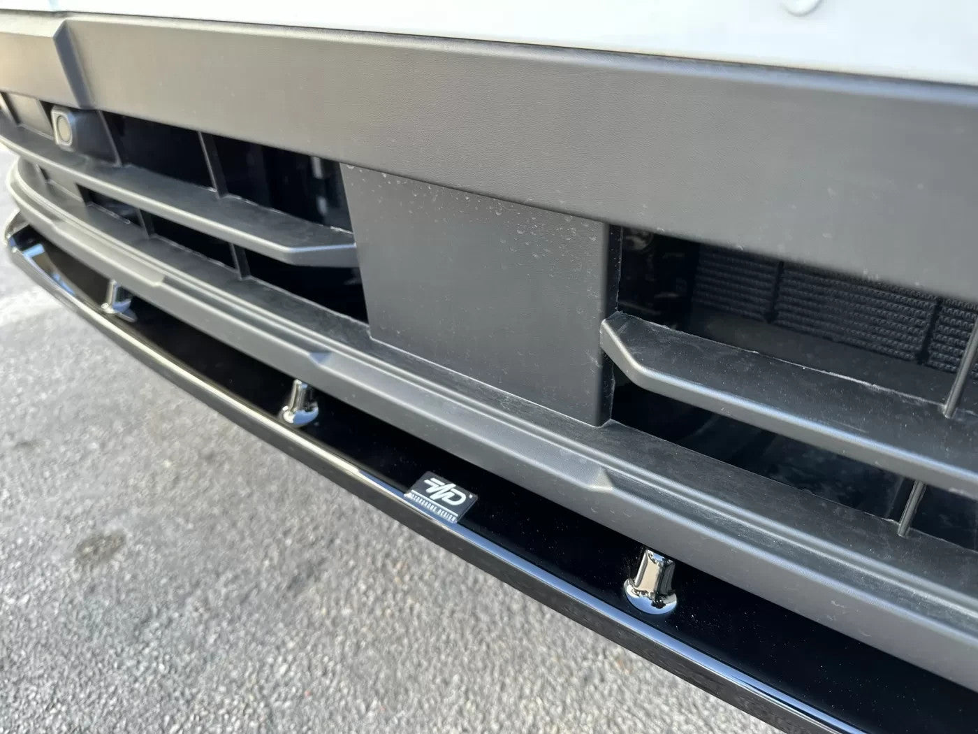 Motordrome Front Bumper Splitter V.1 Ford Transit Custom Tourneo Mk2 23+ Gloss