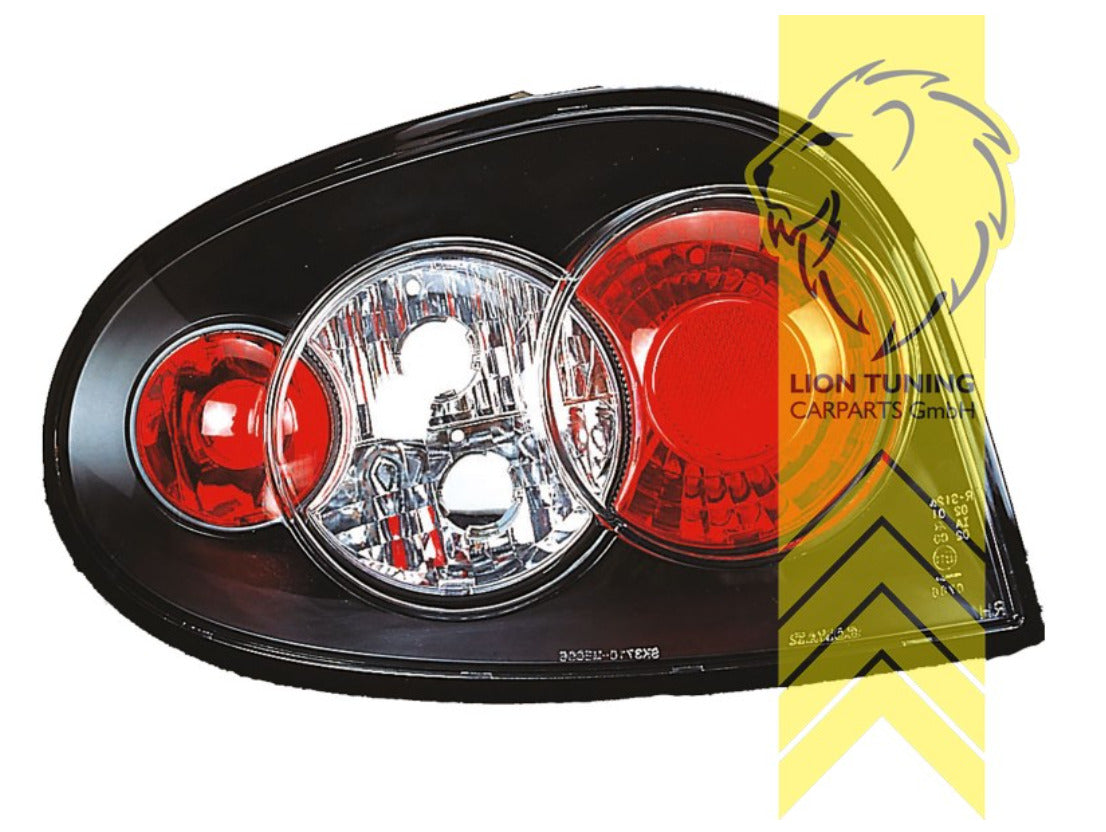 LT Pair Halogen Rear Lights 3D Renault Megane 1 Coach Cabrio black LHD