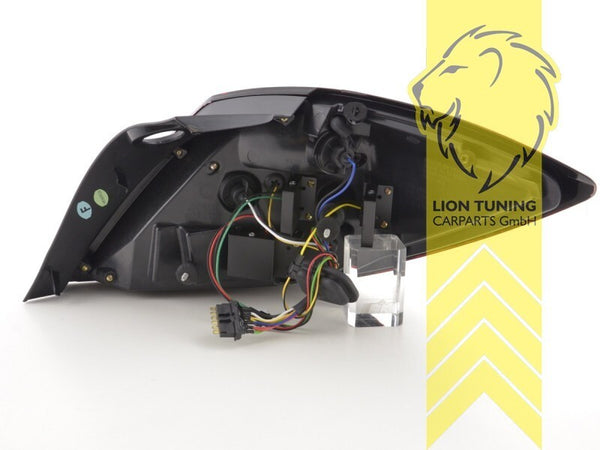 LT Pair LED DRL Lightbar Rear lights Vauxhall Opel Astra H GTC 05+ red clear LHD