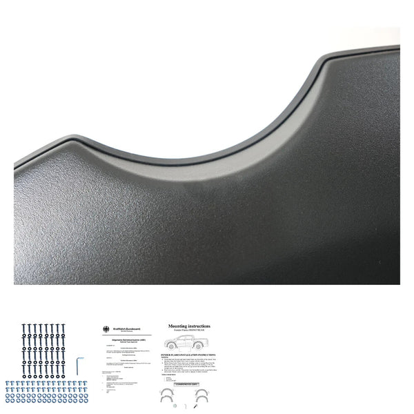 OW Fender Flares Wide Arch Kit FIAT Fullback 2015-2019 + L200 Triton 5 ABS Black
