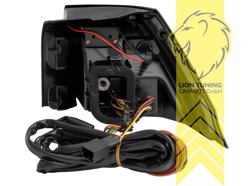 LT Set LED REAR LIGHTS LAMPS TAIL VW Golf 7 BA5 13+ Variant Black Smoke Grey LHD