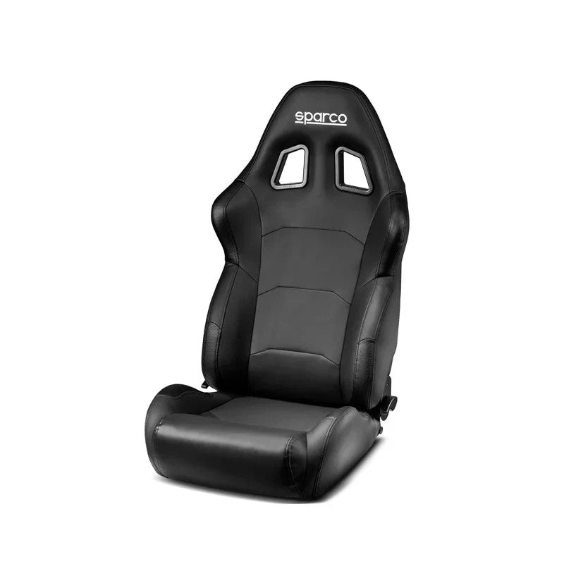 Sparco R500 Torino Universal Premium Bucket Seat Black Skai Reclinable