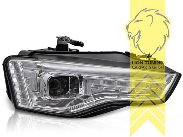 LT LED DRL Lightbar Headlights Audi A5 8T 8F 11-16 Coupe Cabrio Sportb chrom LHD