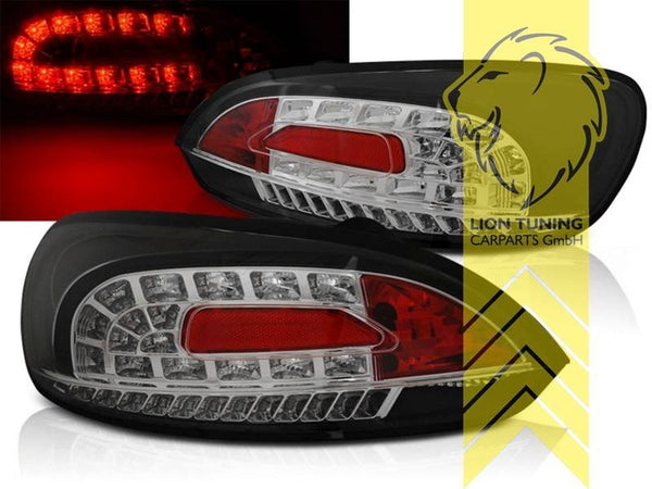 LT Pair LED Lightbar Rear Lights Tail VW Scirocco 3 137 138 08-14 black LHD
