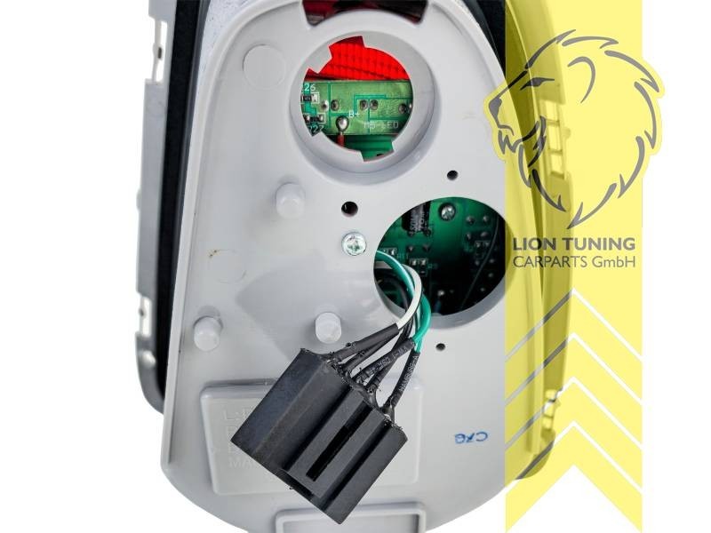 LT Pair LED Rear Lights Mini Cooper Union Jack R56 R57 10-14 chrome red LHD