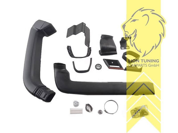 LT ABS Off-road air intake snorkel kit matte black Jeep Wrangler IV JL 2017-Now