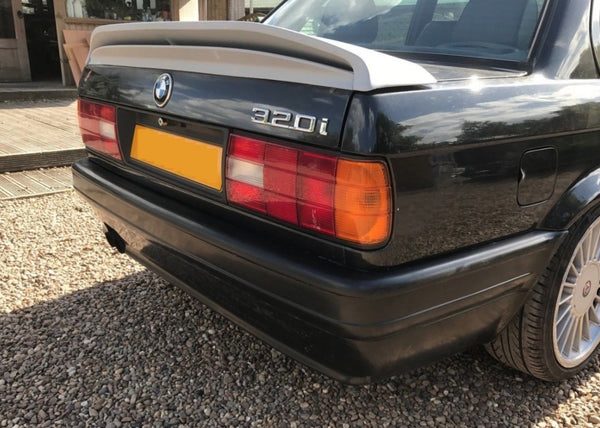 DS BMW E30 M-Tech 2 Style 3 Series Rear Bumper 1 Piece grey fiberglass gel coat