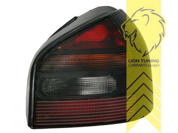 LT Pair Rear Lights Tail Lamps Audi A3 8L 96-03 black black red Halogen LHD