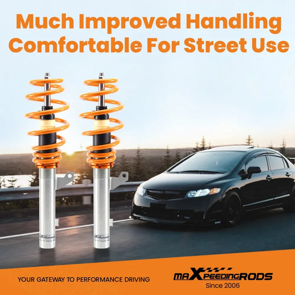 MXPR Adjustable Height Lowering Coilovers VW Caddy Van Mk3 Mk4 03-20 2K TDi