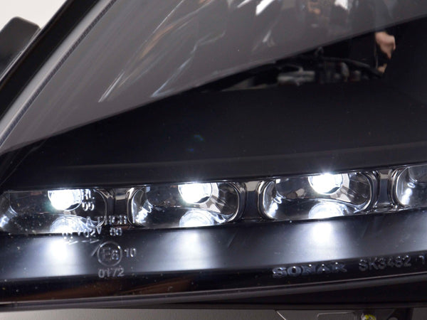 FK Set LED DRL Lightbar Headlights Mercedes SLK R171 04-11 Servo H1 LHD