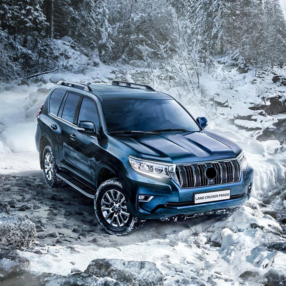 VLAND EU Toyota Land Cruiser Prado 16-21 LED DRL Lightbar Halo Headlights LHD