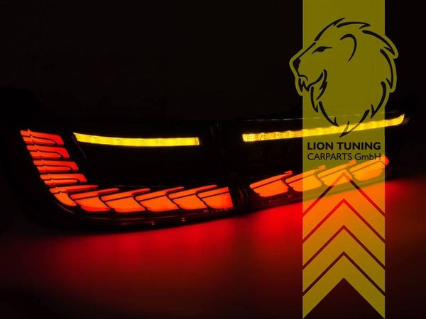 LT LED DRL Laser Line Lightbar BMW 3 Series G20 + LCI Sedan Red Black LHD