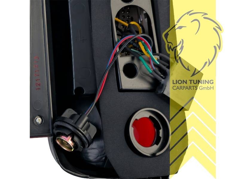 LT Pair LED Lightbar Rear Lights Mini Clubman R55 07-14 Black LHD