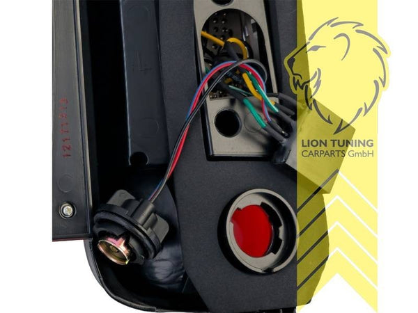 LT Pair LED Lightbar Rear Lights Mini Clubman R55 07-14 Black LHD