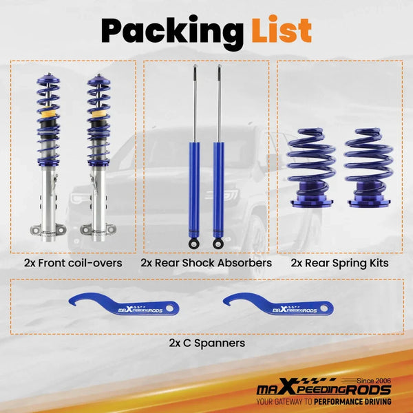 MXPR Adjustable Lowering Coilovers BMW E36 Saloon 90-98 1997 316i 328i 325td