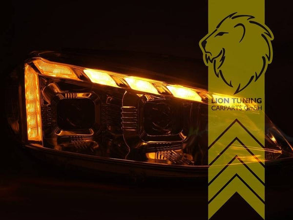 LT Pair LED DRL Lightbar Headlights VW Golf 7 5G1 BE1 BA5 Limo Variant chrom LHD