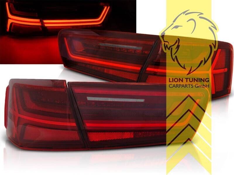 LT LED DRL Lightbar REAR LIGHTS Audi A6 4G C7 sedan red 10-14 LHD