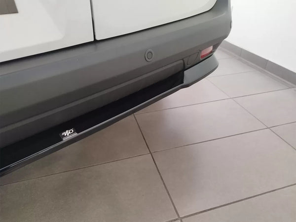 Motordrome Design Rear Bumper Splitter Diffusor Ford Transit Courier Mk2 Gloss