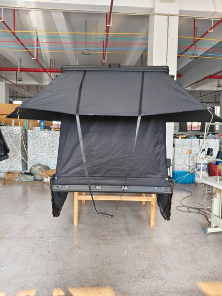 WEIER WERT-001S Vehicle Hard shell Triangle Roof Top Tent 2P Mattress Ladder LED