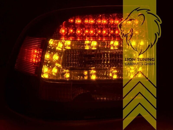 LT Pair LED Lightbar Rear Lights Tail Porsche Cayenne 1 MK1 9PA 02-07 smoke LHD