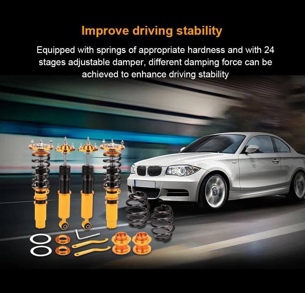 MXPR Adjustable Height Lowering Coilovers Kit BMW E46 3 98-06 325i 330i
