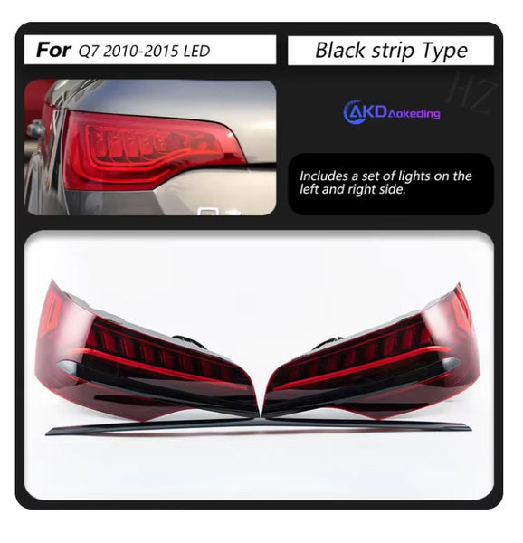 TYPY Pair LED DRL Lightbar REAR LIGHTS Tail Lamps Audi Q7 2006-2015 LHD