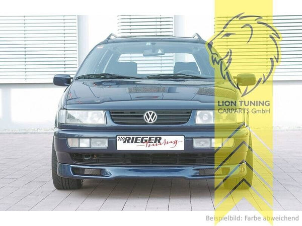 Rieger front bumper splitter valance VW Passat 35i B3 Facelift ABS Blk Paintabl