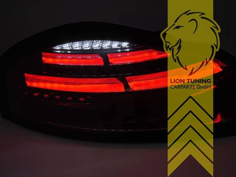 LT Pair LED Lightbar DYNAMIC Rear Lights Tail Lamps Porsche Boxster 986 96+ smoke LHD