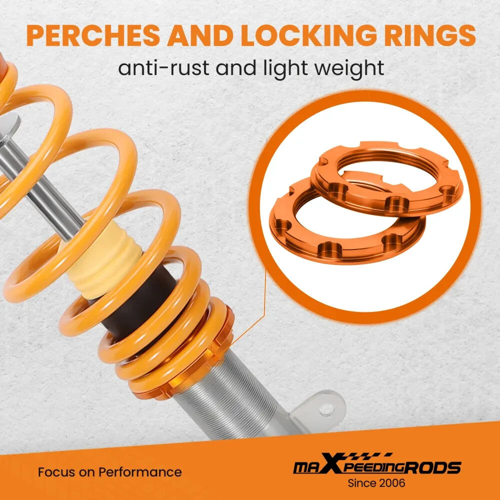 MXPR Adjustable Height Lowering Coilovers Citroen C4 LA UA LC 1.6 2.0 HDi