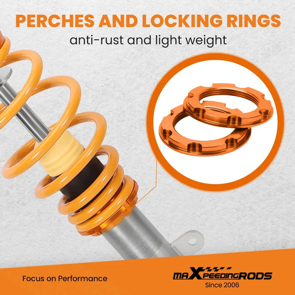 MXPR Adjustable Height Lowering Coilovers Citroen C4 LA UA LC 1.6 2.0 HDi